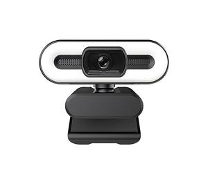 VXDEFP Webcam for PC Full HD 1080P 2K 4K Webcam Auto Focus Fill Light Web Camera With Microphone Live Broadcast USB Computer PC Web Cam(2K AutoFocus)