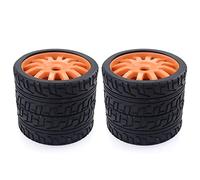 VXELY 100mm Rubber Tyres Wheels 17mm Hex Redcat for HSP, for HPI, for, for Kyosho, for Hobao Team, for LOSI, for Carson, 1/8 Buggy On- road RC Car Rc Car Tyre(4pcs F08426B)