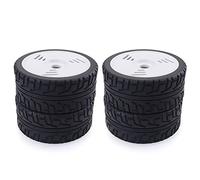 VXELY 100mm Rubber Tyres Wheels 17mm Hex Redcat for HSP, for HPI, for, for Kyosho, for Hobao Team, for LOSI, for Carson, 1/8 Buggy On- road RC Car Rc Car Tyre(4pcs F08426D)