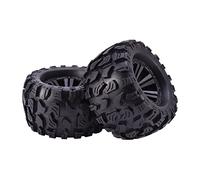 VXELY 2pcs 12mm HEX 125mm Wheels Tires 1/10, for Monster, Truck Off Road, for HPI, for HSP, Savage XS TM Flux, for LRP, Rc Car Tyre