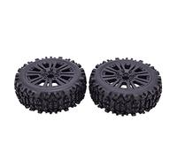 VXELY 2pcs 17mm HEX And 120mm Wheels Tires 1/8 Off- road Car Buggy Redcat Team, for LOSI, for VRX, for HPI, for Kyosho, for HSP, for Carson, forHobao, Rc Car Tyre
