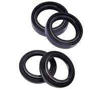 VXELY 35x47x10.5 Front, fork Suspension Damper Oil Seal Dust Cover, for Gilera, 50 DNA GP EXPERIENCE/ARIZONA 125 RTX125 RTX Motorcycle Fork Oil Seal(2x oil seal 2x cover)