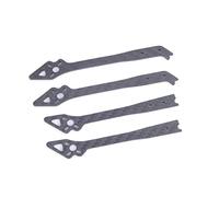 VXELY 3K Full Carbon Fiber Replacement Spare Arm Top Plate G-FORCE LR4 182mm 4inch Long Range Frame Kits FPV Racing Drone Quad Drone Building Kit(2 Front 2 Rear Arms)