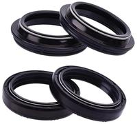 VXELY 43x55x9.5/10.5 Front, fork Suspension Damper Oil Seal Dust Cover, for VICTORY, for Polaris, 1634 VEGAS JACKPOT 1639 KINGPIN LOW Motorcycle Fork Oil Seal(2pcs seal 2pc cover)