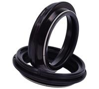VXELY 43x55x9.5/10.5 Front, fork Suspension Damper Oil Seal Dust Cover, for VICTORY, for Polaris, VEGAS PREMIUM 1639 8BALL KINGPIN 1731 Motorcycle Fork Oil Seal(2pc dust cover)