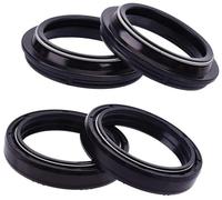 VXELY 43x55x9.5/10.5 Front, fork Suspension Damper Oil Seal Dust Cover, for Yamaha, XTZ660 TENERE XTZ 660 FZS1000, for Fazer, FZS 1000 Motorcycle Fork Oil Seal(2pcs seal 2pc cover)