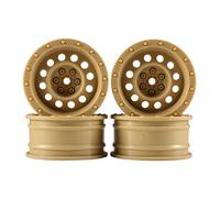 VXELY 4PCS 1/10 RC Car ABS 1. 9 Inch Wheel Rim, for Axial, SCX10 90046 D90, for, for Traxxas, TRX- 4 AXI03007, for, for Tamiya, D90 RC Crawler Wheel Hex Rc Car Tyre(Yellow)