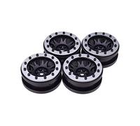 VXELY 4PCS AX- 619 1. 9inch Wheel Rims Beadlock Hub 1/10 RC Rock Crawler, for Axial, SCX10 90046 D90 D110, for Traxxas, TRX-4 Rc Car Tyre(Silver)
