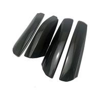 VXELY 4PCS, for TOYOTA, for Highlander XU40 2008 2009 2010 2011 2012 2013 Silver & Black Roof Rack Bar Rail End Replacement Cover Shell Car Roof Rack