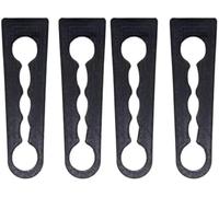 VXELY 4X Car Sound Deadener Damper Door Lock Buffer Deadening Damping, for NISSAN, for Qashqai, J10 J11 2006-2023, Replacement Accessories Noise Reduction Pad (Size : 8pc) Car Interior Damper(BLACK 4p