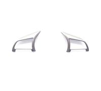 VXELY ABS Matte Steering Wheel Button Cover Trim Chrome Car Stickers, for NISSAN, for Qashqai, J11 2018 2019 steering wheel decorative sticker