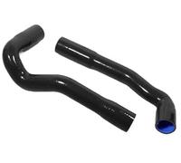 VXELY Air Intake Silicone Coolant Radiator Hose Kit, for, E36 325i/328i/330i/for M3 1992-1997 Silicone Coolant Hose Blue Red Black 2PCs/Set 42mm Air Intake Hose(Black Black)