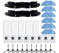 VXELY Battery Absorber Wiper Accessory Kit, for Absorption, Cordless Vacuum Cleaner Brush Roller Filter Sponge Cleaning Vacuum Cleaner Filter(BLACK B)