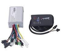 VXELY Controller and Display Set, 350W Electric Bike Controller with LED Display Panel Accessories, for Electric Electric Scooter Scooters Retractable Luggage Compartment Cover(38V)