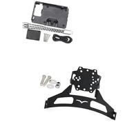 VXELY Detachable Phone Holder, for Guzzi, for Norge 1200 GT Motorcycle Windshield Mount Navigation Bracket GPS Smartphone Holder USB Charging Stand Motorcycle Phone Mount(BLACK BC)