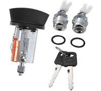 VXELY Door Lock Cylinder Tumbler with Keys Set Replacement, for ford, F250 Ignition Switch Lock