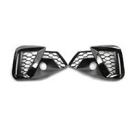 VXELY For A4L 2020 2Pcs Honeycomb Perforated Front Fog Light Frame Auto Modified Parts 8WD807681M 8WD807682M Fog Light Trim Frame