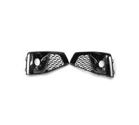 VXELY For A4L Sports Edition 2018-2020 2Pcs Front Fog Light Frame Auto Modified Parts 8WD807681J 8WD807682J Fog Light Trim Frame(BLACK Honeycomb Perforated)