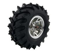 VXELY For HSP, 0703-3002 Rubber Tires Wheel Sets 4P 1:10 RC Bigfoot Truck 94180 94111 94188 Rc Car Tyre(White)
