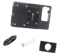 VXELY GPS Moto Phone Mount, for NMAX 155, for NMAX 125 2015-2020 Motorcycle GPS Phone USB Wireless Charging Navigation Bracket Holder Mount Motorcycle Phone Mount(BLACK Wireless 22mm Clip)