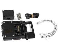 VXELY GPS Moto Phone Mount, for TIGER 1200 GT 1200, for RALLY, for Explorer, 2022 2023 Wireless USB Mobile Phone Charge Holder GPS Navigation Bracket Motorcycle Phone Mount(BLACK Wireless charging)