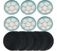 VXELY Hepa Filter Sponge Pet Grooming Set Vacuum Cleaner Parts Tool Kit With Replace Vacuum Cleaner Filter(BLACK A)
