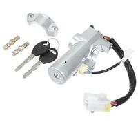 VXELY Ignition Lock Cylinder W/Keys -, for NISSAN, Frontier Metal Silver Tone 1set Ignition Switch Lock