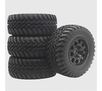 VXELY RC 1:10 Short Course Truck Tires Set Tyre Wheel Rim, for HPI, Remote Control Toy Car Model Toy Parts 108mm Rc Car Tyre(XH-JS)