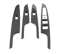 VXELY Window Glass Lift Switch Cover Trim, for Hyundai, Tucson 2015-2019 Car Accessories Parts ABS Chrome Door Panel Armrest Button Control Window Switch Cover