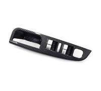 VXELY Window Switch Control Panel Cover Trims, for Jetta, MK5, for Golf, 5 2005-2009 Side Grab Handle Carbon Fiber Door Frame Trim Window Switch Cover