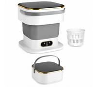 Vxoyo 15L Upgrade Portable Washing Machine with Spin Dryer, 3 Mode Foldable Mini Washing Machine & Deep Cleaning Small Washing Machine for Baby Clothes, Underwear, Camping, Dorm