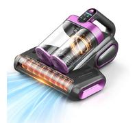 Vxoyo Mattress Vacuum Cleaner,18Kpa Powerful Suction Bed Mattress Cleaner | Mattress Cleaner with UV-C Light, Ultrasonic Tec, HEPA Filter,Double-Cup, Portable Handheld Bed Vacuum for Bed, Sofas,Pillows
