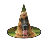 VXXNlnn 1 PC Halloween Hat - Witches Happy german shepherd Print Decor Party, Cosplay Role Play Festival Carnival Headband for Festive, Easter