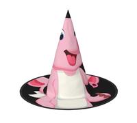 VXXNlnn 1 PC Halloween Hat - Witches Pink Little Pig Print Decor Party, Cosplay Role Play Festival Carnival Headband for Festive, Easter