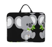 VXXNlnn 14in Green leaf koala Print Laptop Case Sleeve Bag - Portable Shoulder Briefcase for Business Travel, Commuting