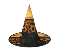 VXXNlnn 2 PCS Halloween Hat - Witches sunflowers sea Print Decor Party, Cosplay Role Play Festival Carnival Headband for Festive, Easter