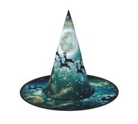 VXXNlnn 3 PCS Halloween Hat - Witches Christmas Winter Print Decor Party, Cosplay Role Play Festival Carnival Headband for Festive, Easter