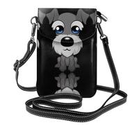 VXXNlnn adorable schnauzer Print Small Cell Phone Purse â€“ Roomy Wallet with Adjustable Strap, Perfect for Travel and Daily Life