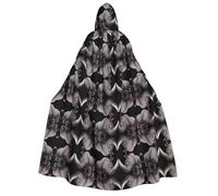 VXXNlnn Adult Halloween Hooded Cloak - angry rhino Print Costume Cape for Party, Carnival, Cosplay, and Stage Performances