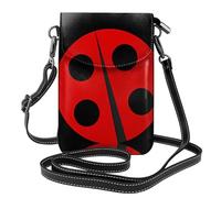 VXXNlnn Cartoon ladybug Print Small Cell Phone Purse â€“ Roomy Wallet with Adjustable Strap, Perfect for Travel and Daily Life