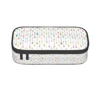 VXXNlnn Colorful Hand Drawn Art with Boho Style Arrows Print Pencil Case â€“ Multi-Purpose Pen Organizer, Stationery Bag, Perfect for School, Office, and Travel