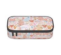 VXXNlnn Coral Reef Print Pencil Case â€“ Multi-Purpose Pen Organizer, Stationery Bag, Perfect for School, Office, and Travel