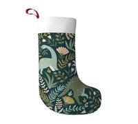 VXXNlnn Cute Dinosaur Print Christmas Stocking Party Decoration – Large Xmas Tree Hanging Ornament for Fireplace, Home & Office