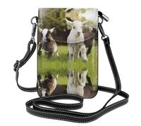 VXXNlnn Cute goat's Print Small Cell Phone Purse â€“ Roomy Wallet with Adjustable Strap, Perfect for Travel and Daily Life