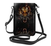 VXXNlnn Ferocious Tiger Print Small Cell Phone Purse â€“ Roomy Wallet with Adjustable Strap, Perfect for Travel and Daily Life