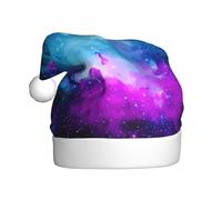 VXXNlnn Festive Christmas Hat for Adults – Unisex Santa Hat with Cool star river Print Design, Perfect for Xmas, Holiday Parties