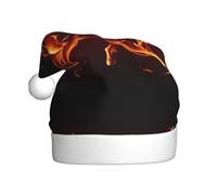 VXXNlnn Festive Christmas Hat for Adults â€“ Unisex Santa Hat with horse Print Design, Perfect for Xmas, Holiday Parties