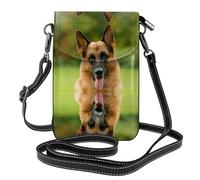 VXXNlnn Happy german shepherd Print Small Cell Phone Purse â€“ Roomy Wallet with Adjustable Strap, Perfect for Travel and Daily Life