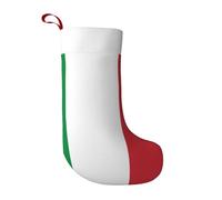 VXXNlnn Italian flag Print Christmas Stocking Party Decoration – Large Xmas Tree Hanging Ornament for Fireplace, Home & Office