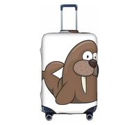 VXXNlnn L Suitcase Cover Protector â€“ Walrus Print Luggage Travel Accessories, Stretch Baggage Cover for Business Trips